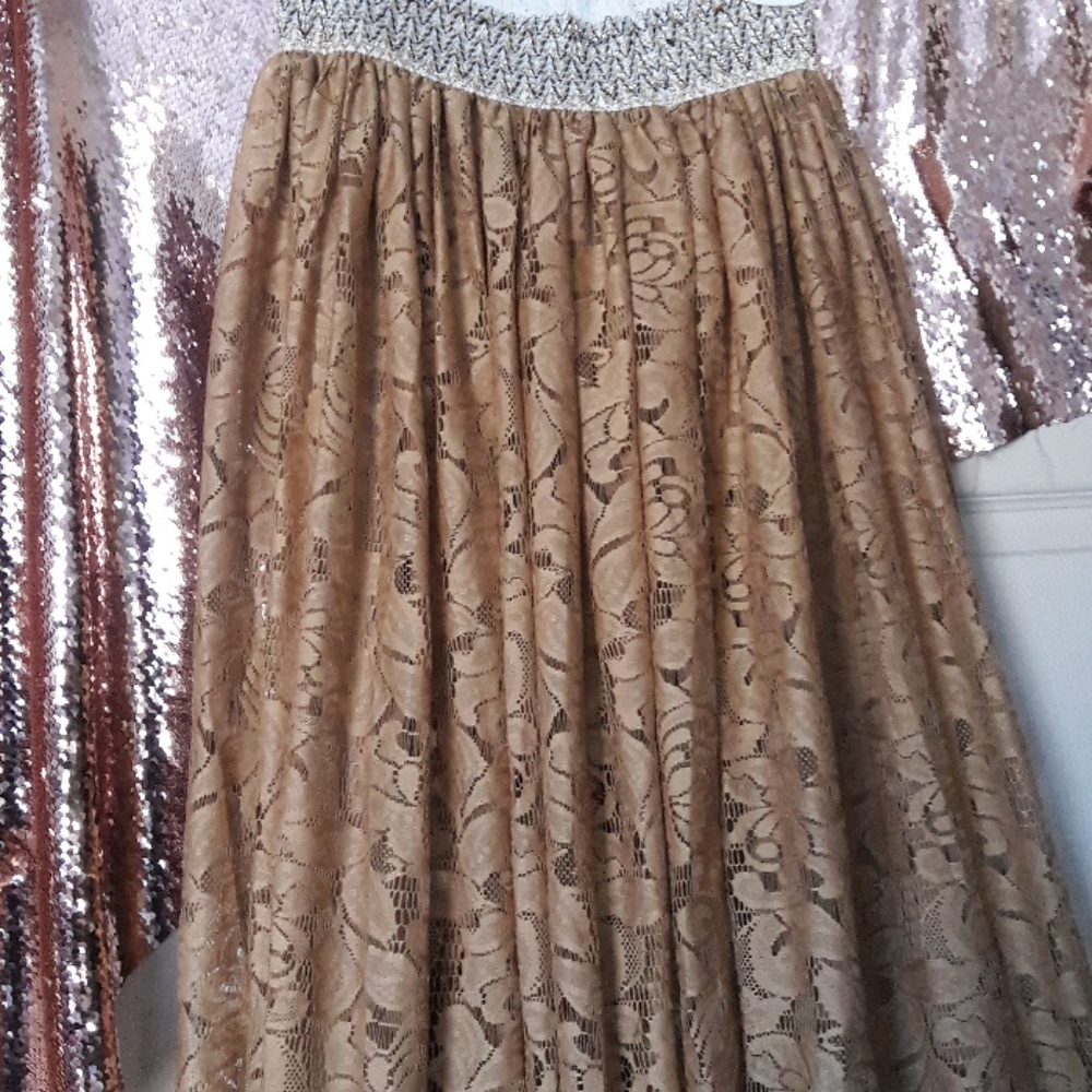 Gold Skirt